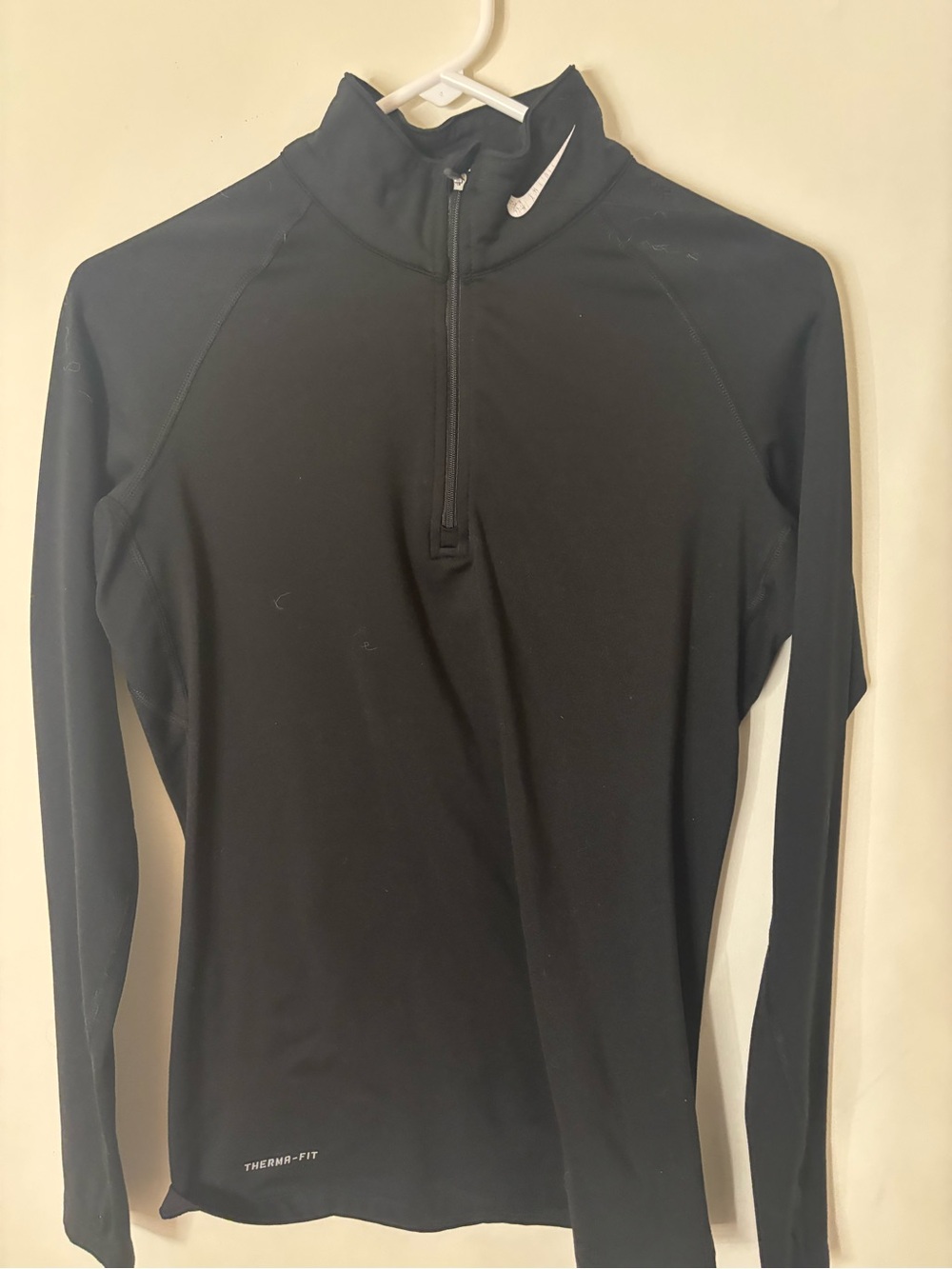 Nike Black Pro Combat Dri-Fit Quarter Zip